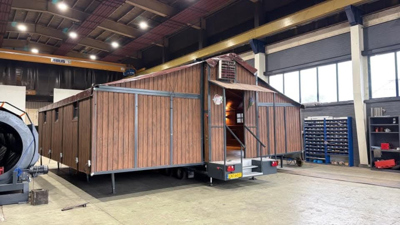 De Tapkar compleet opgebouwd